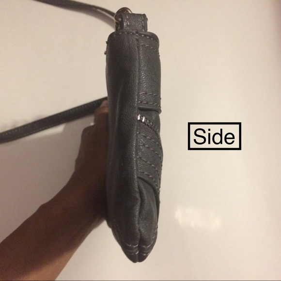 Charcoal gray Nine West mini cross-body purse - Picture 4 of 6